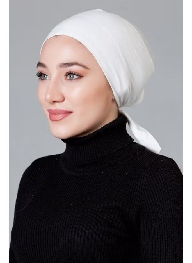 Nanak Cream Combed Non-Slip Bonnet - Image 3